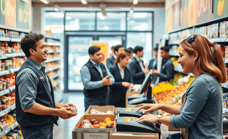 Informazioni sugli stipendi e le opportunità di crescita nei posti di lavoro nei supermercati.