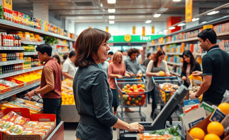 Lavoro nei supermercati, stipendi e opportunità di carriera.