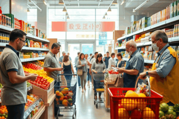 Un grafico che mostra i salari dei dipendenti nei supermercati in Italia.