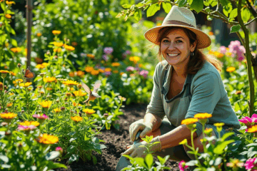 Immagine di persone che si dedicano al giardinaggio per migliorare il proprio benessere.