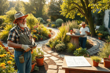 Immagine che illustra i guadagni di giardinieri e paesaggisti.