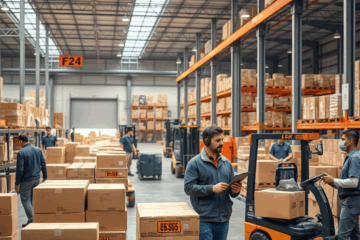 Immagine che illustra gli stipendi nei centri di distribuzione e nella logistica