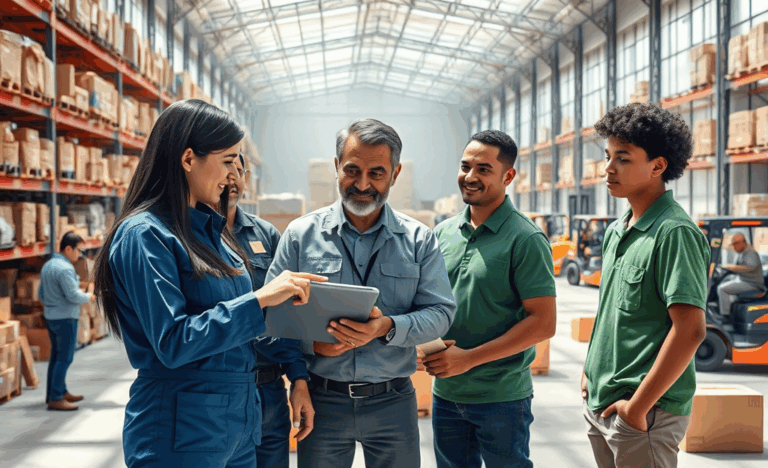 Opportunità di lavoro nel settore della logistica e delle consegne.