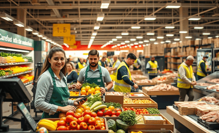 Immagine che rappresenta le nuove opportunità di lavoro in Carrefour.