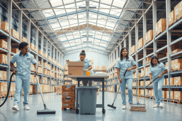 Opportunità di lavoro nella pulizia dei centri di distribuzione di SDA Express Courier.