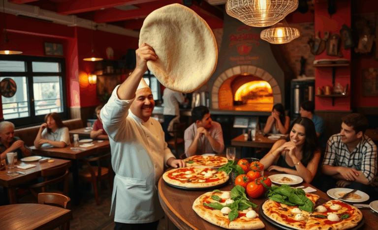 Un piatto tipico della cucina napoletana da Rossopomodoro, rappresentante della tradizione culinaria italiana.