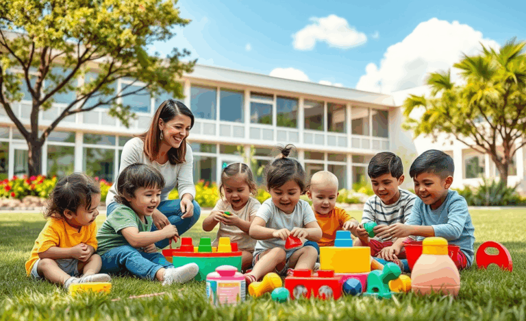 Bambini e assistenti della Cooperativa Sociale Il Focolare durante un'attività educativa.